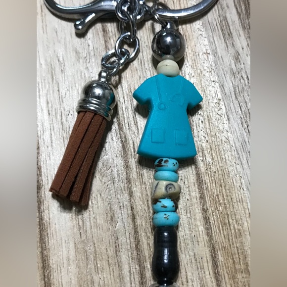 Beadable Keychain - Scrubs - Picture 2 of 4
